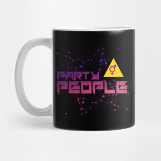 Techno EDM Party People Male Female Mug